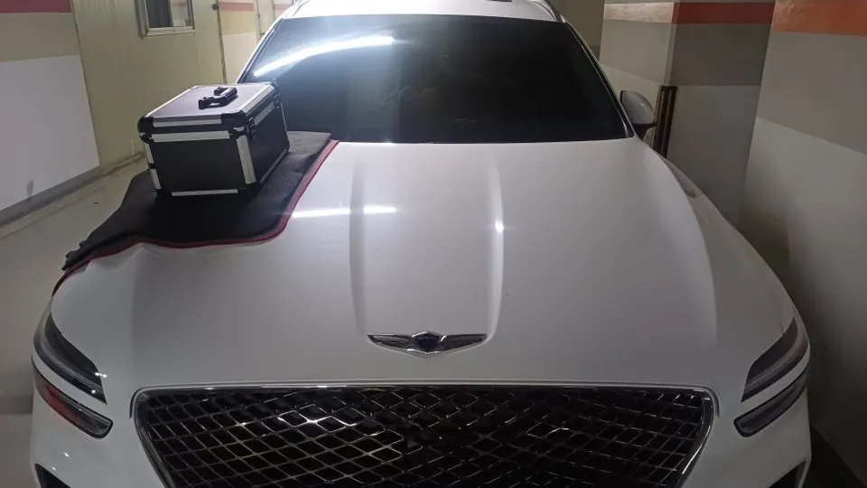 Genesis GV70 ceramic coating installation result