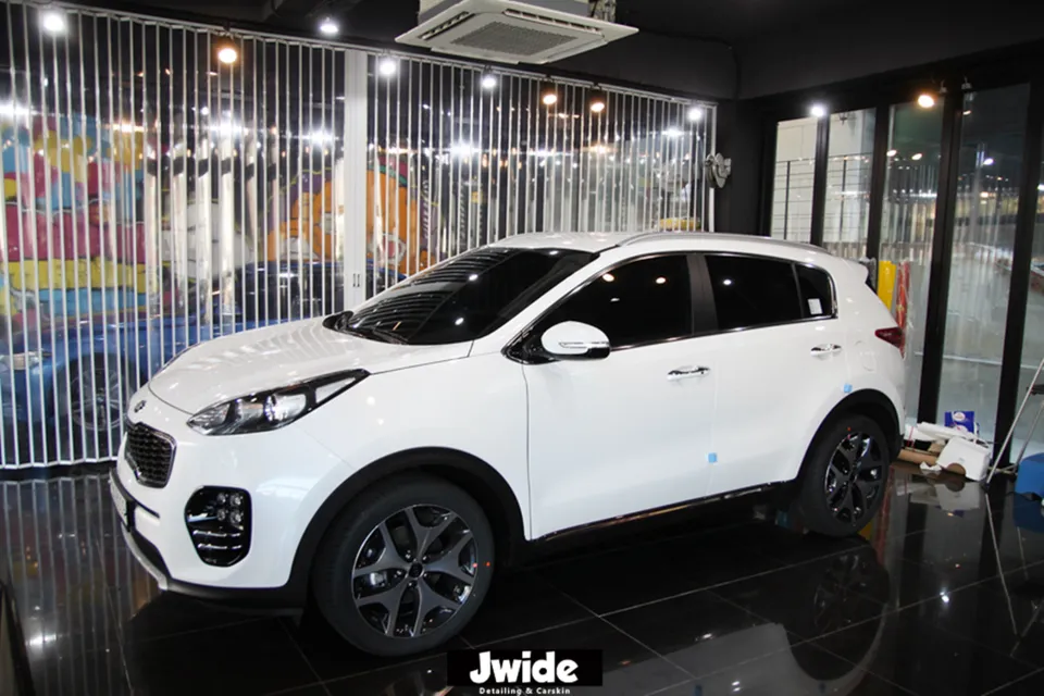 Kia Sportage PPF施工事例｜ルーフトップ・サイドミラー 写真