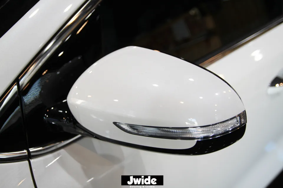 Kia Sportage PPF施工事例｜ルーフトップ・サイドミラー 施工写真 2-1