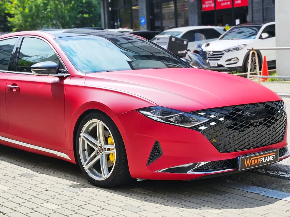 Hyundai Grandeur IGのカーラッピング事例 施工写真 3-2