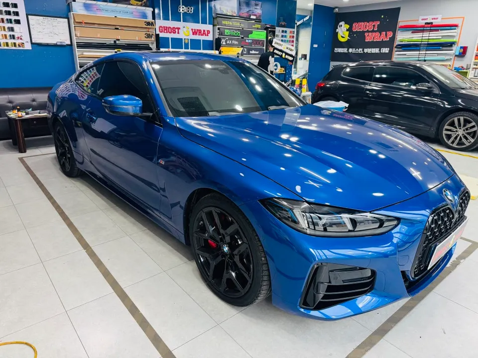 BMW 4 Series G22 PPF施工事例｜費用目安・仕上がり 施工写真 2-1