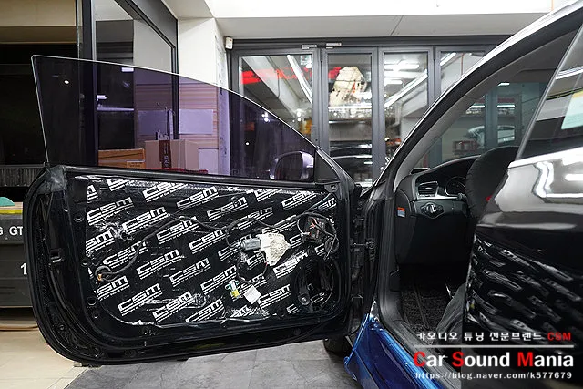 Audi A5のカーオーディオ施工事例 施工写真 3-2