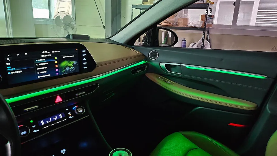 Hyundai Sonata DN8 ambient lighting - Hyundai Sonata Ambient Lighting Upgrade Review photo 3