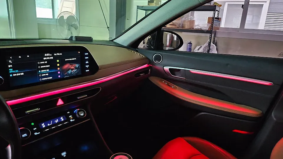 Hyundai Sonata DN8 ambient lighting - Hyundai Sonata Ambient Lighting Upgrade Review photo 4
