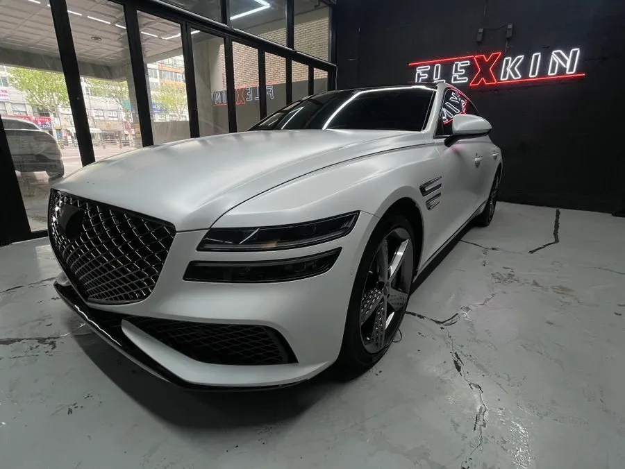 Genesis G80 ppf - Genesis G80 PPF Review: Matte White Protection Guide photo 3