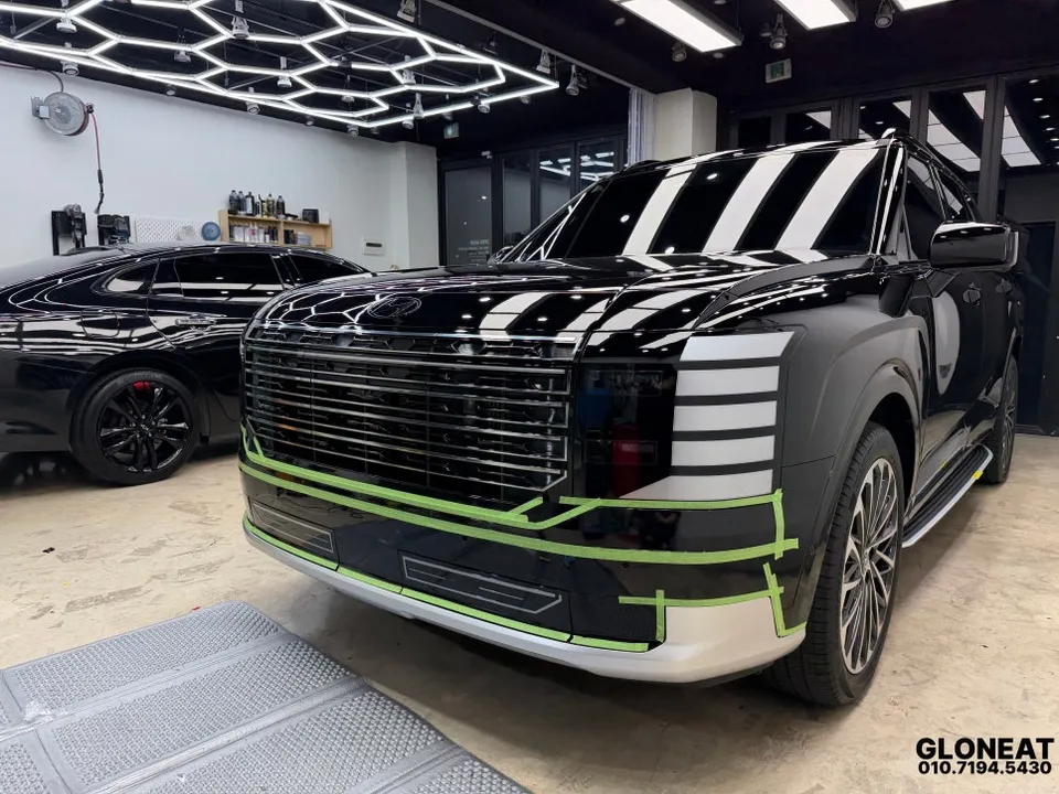 Hyundai Palisade LX3のカーラッピング事例 施工写真 1-2