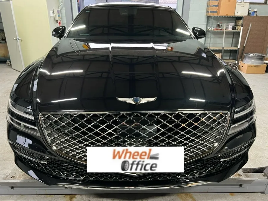Genesis G80 wheel repair - Genesis G80 Wheel Repair & Painting Review — Perfect Finish photo 3