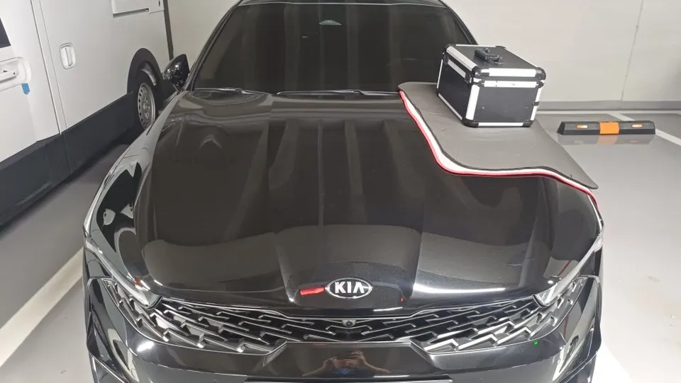 Kia K5 ceramic coating installation result