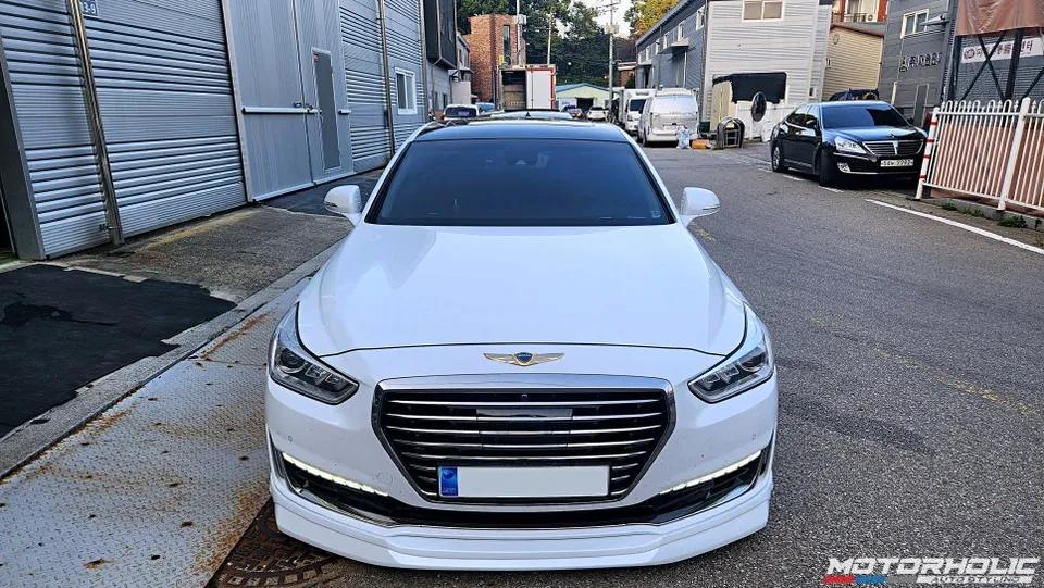 Genesis EQ900 body kit - Genesis EQ900 Body Kit Review: TRC Spoiler Installation photo 5