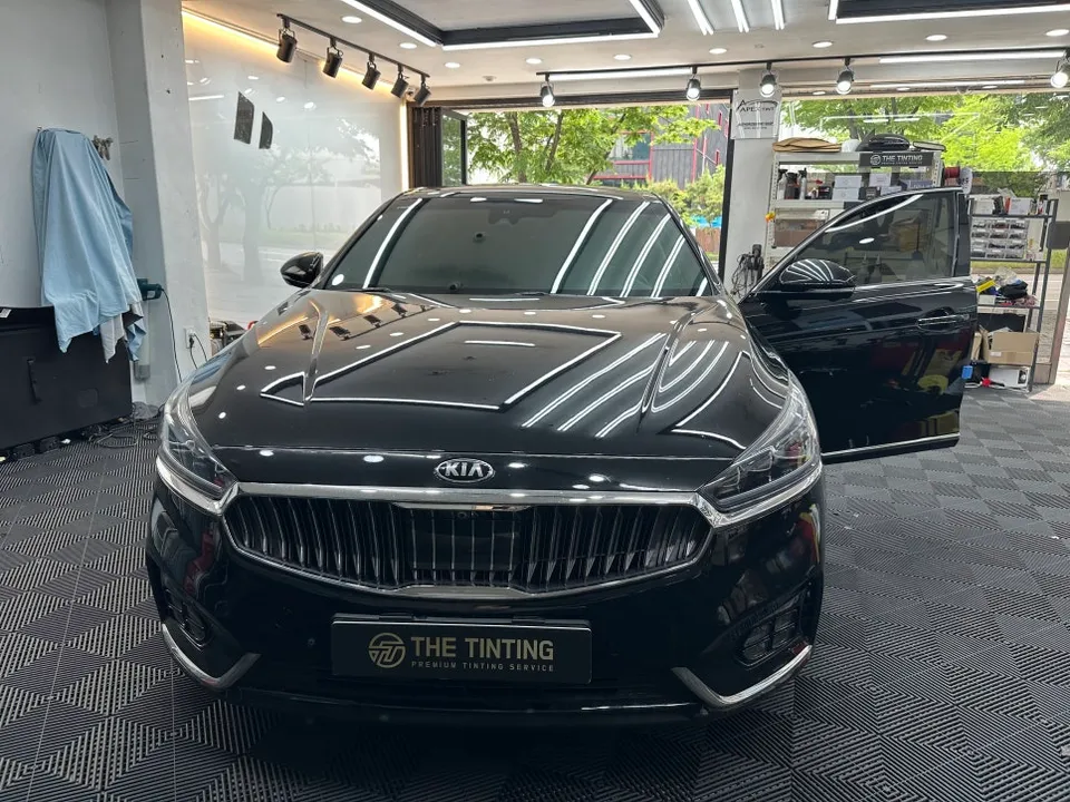 Kia K7のカーフィルム施工事例|費用目安・仕上がり 施工写真 1-1