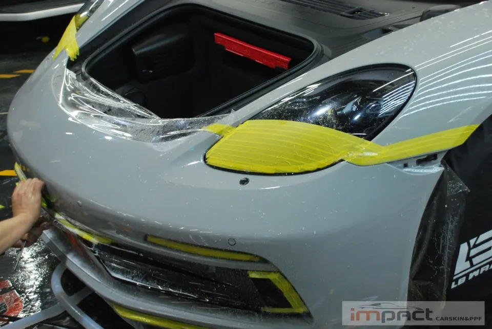 ポルシェ 718 Boxster GTS PPF施工事例|費用目安・仕上がり 施工写真 3-2