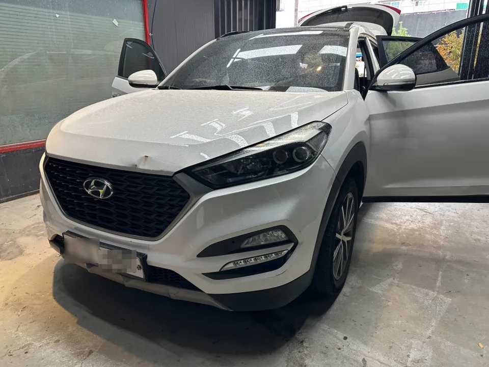 Hyundai Tucson paint correction installation result
