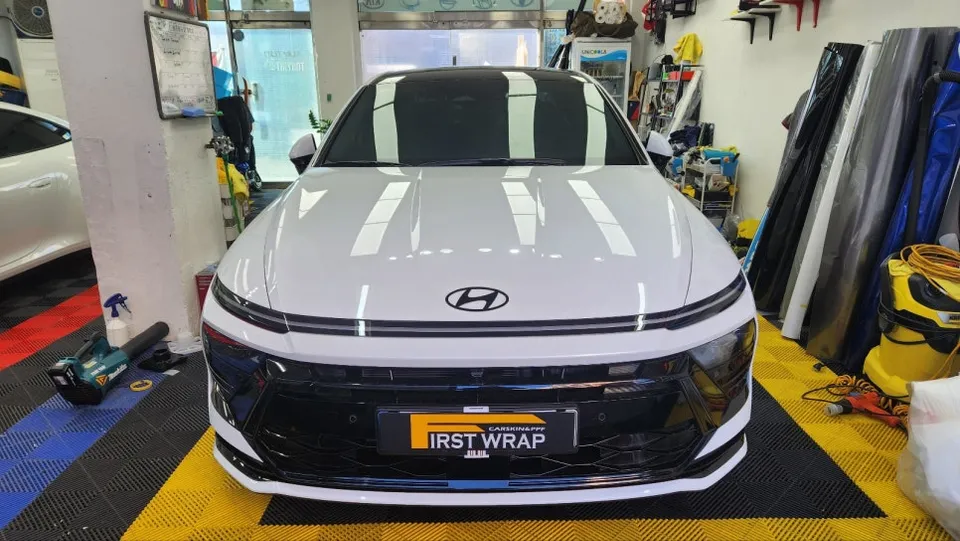Hyundai Sonata DN8 PPF施工事例|費用目安・仕上がり 施工写真 1-1