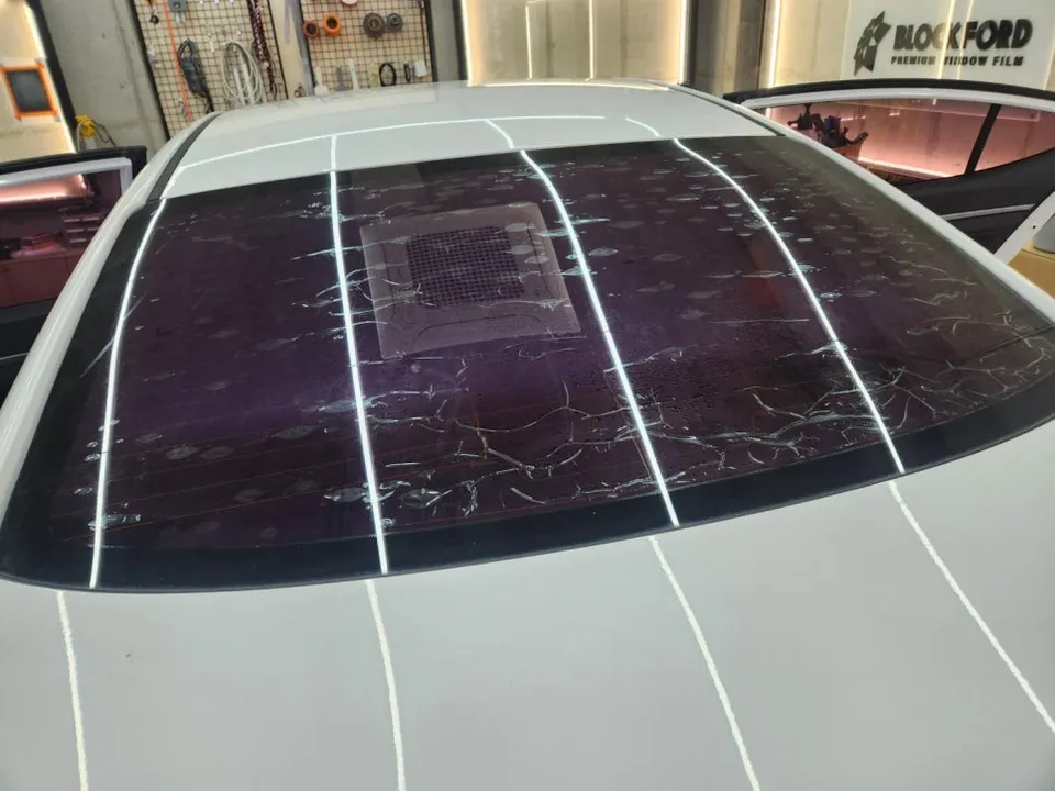Hyundai Elantra Window Tinting Review — Rear Window Re-tint photo 4