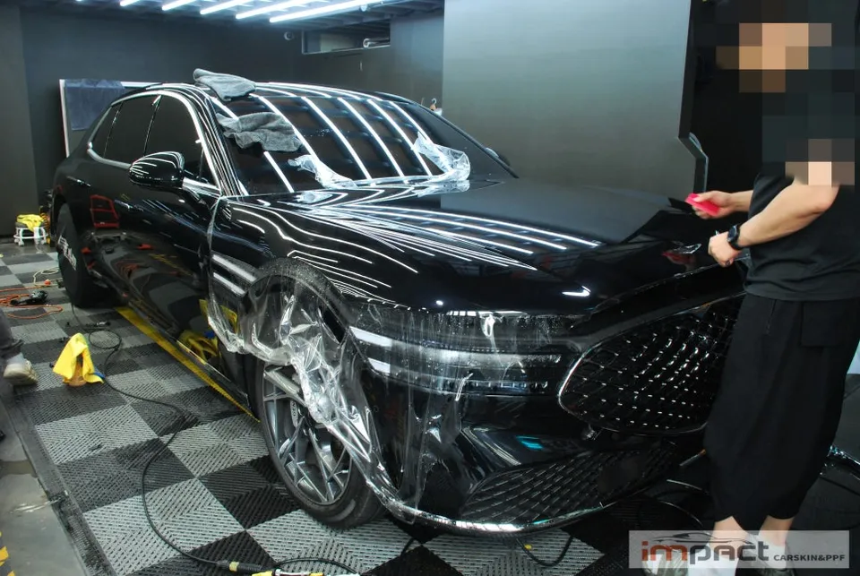 Genesis G90 PPF施工事例|費用目安と仕上がり 施工写真 3-1