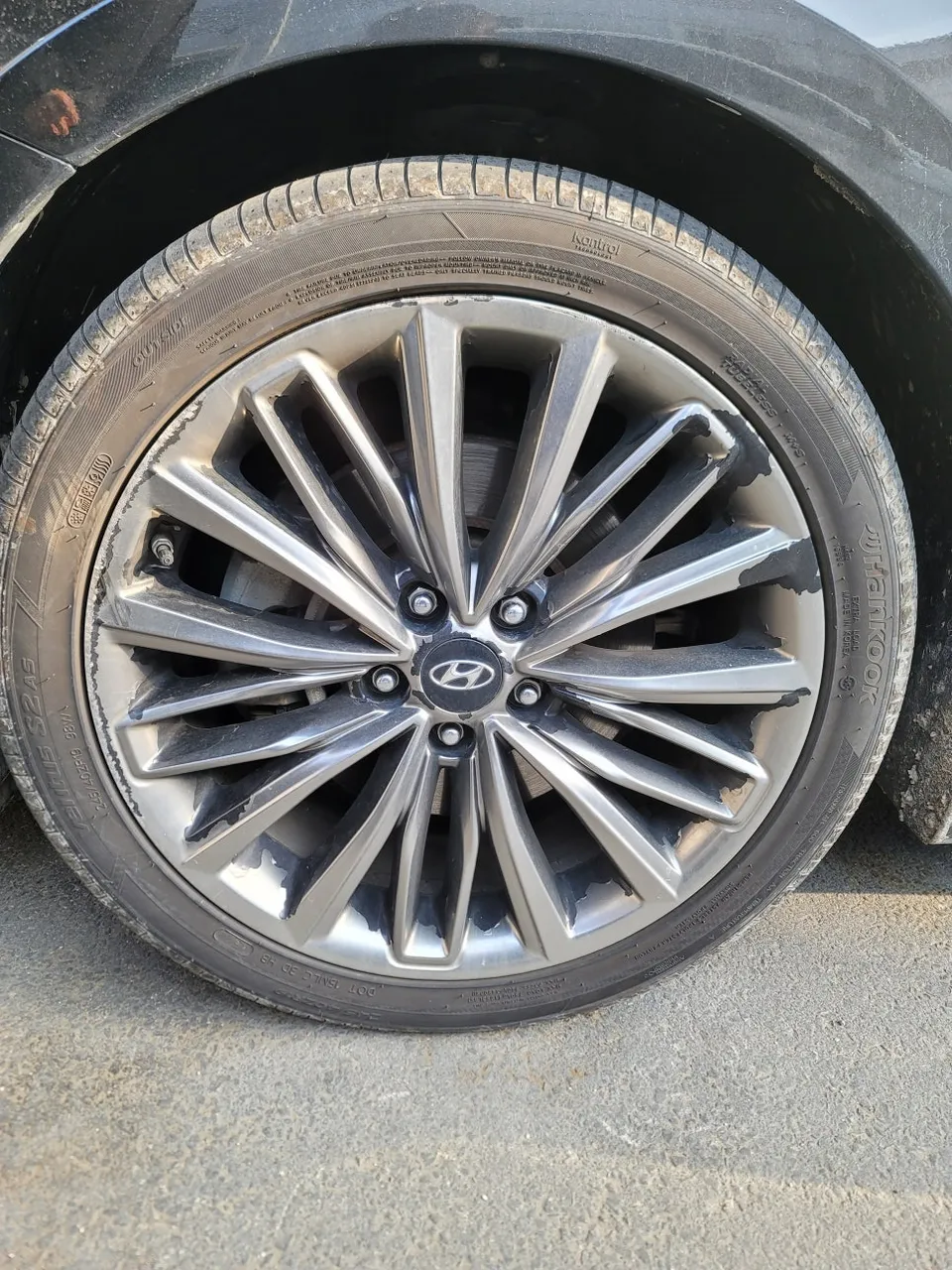Hyundai Azera wheel repair review