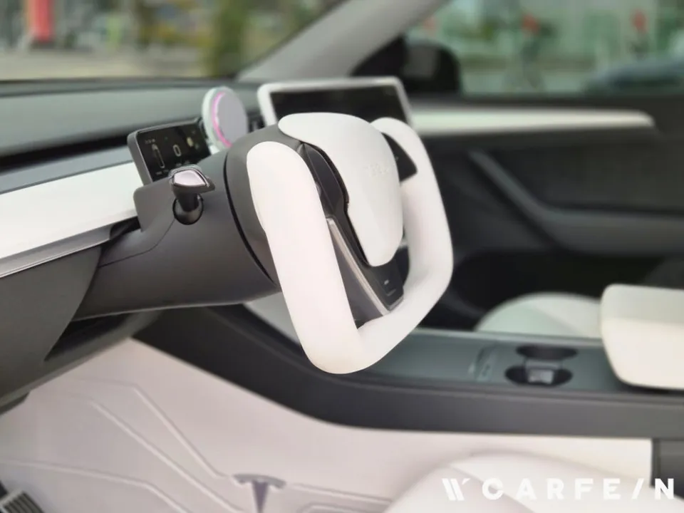 Tesla Model Y steering wheel - Tesla Model Y Steering Wheel Customization Review photo 4