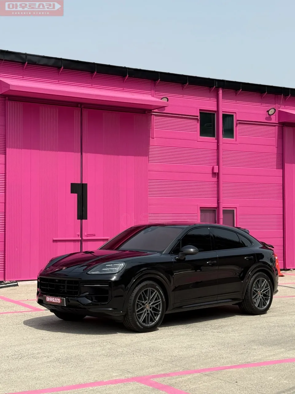 Porsche CayenneのPPF施工事例 写真
