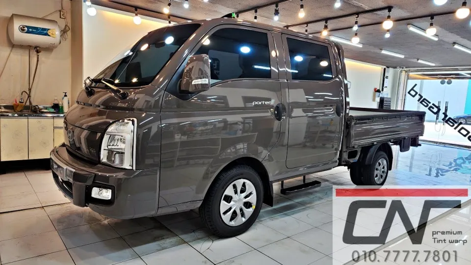 Hyundai Porter 2のカーフィルム施工事例|費用目安・仕上がり 写真