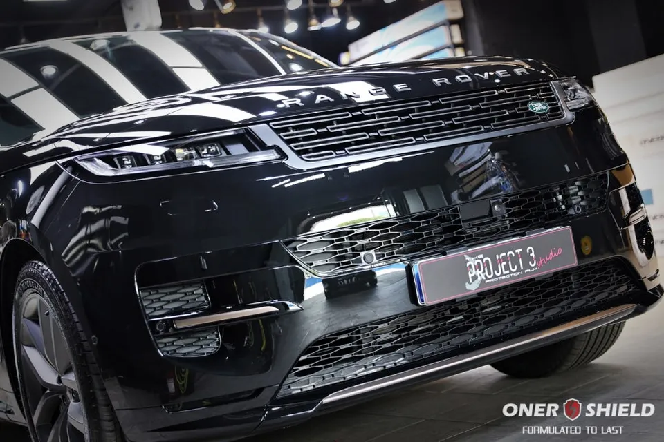 Land Rover Range Rover Sport ceramic coating installation result