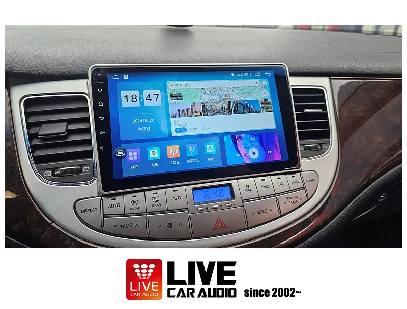 Genesis BHのAndroid Auto・CarPlay取付事例 施工写真 3-1