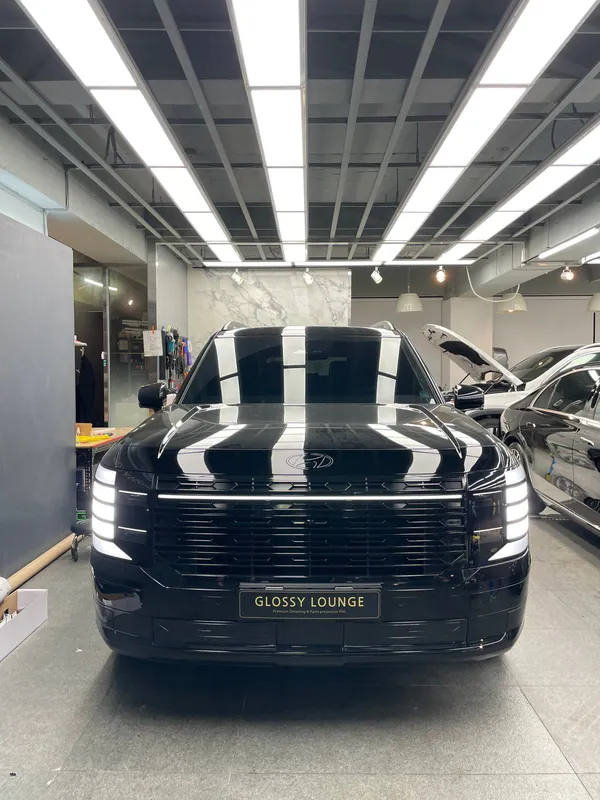 Hyundai Palisade vinyl wrap - Hyundai Palisade All-Black Vinyl Wrap Review photo 4