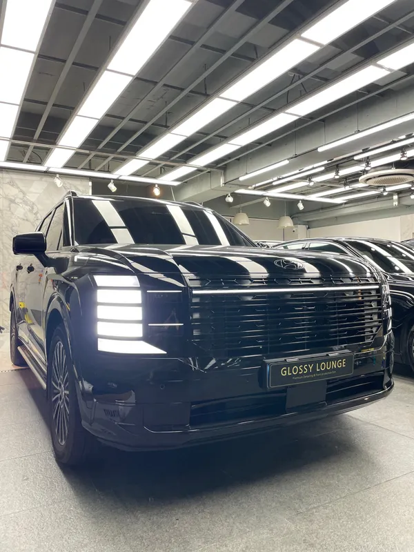 Hyundai Palisade vinyl wrap - Hyundai Palisade All-Black Vinyl Wrap Review photo 5