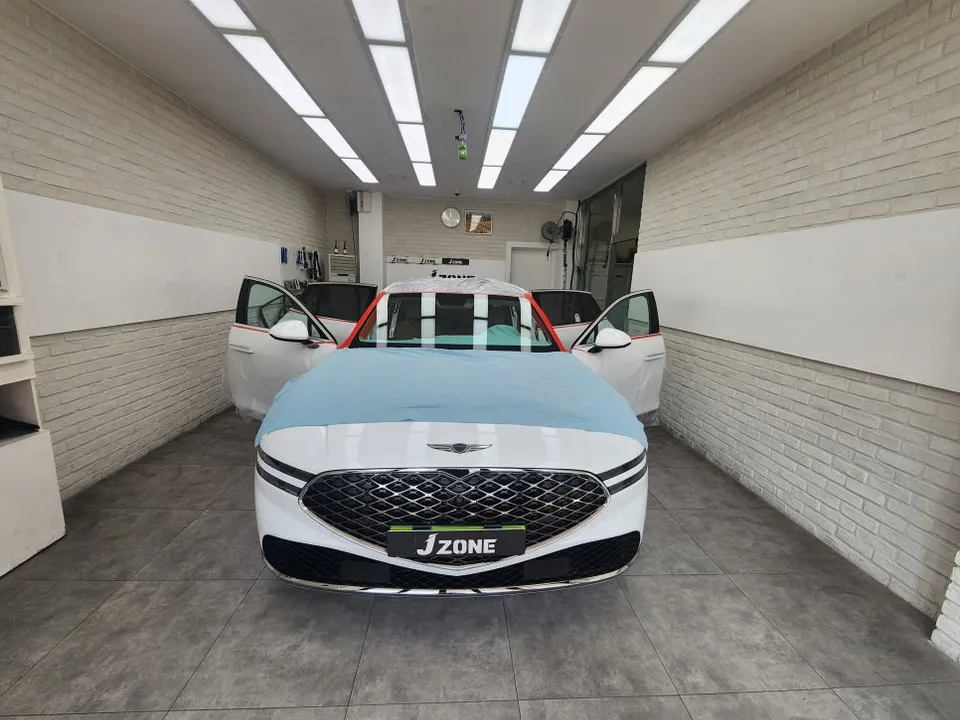 Genesis G90 window tinting - Genesis G90 Window Tinting Review: Vertex 1100 at J Zone photo 3