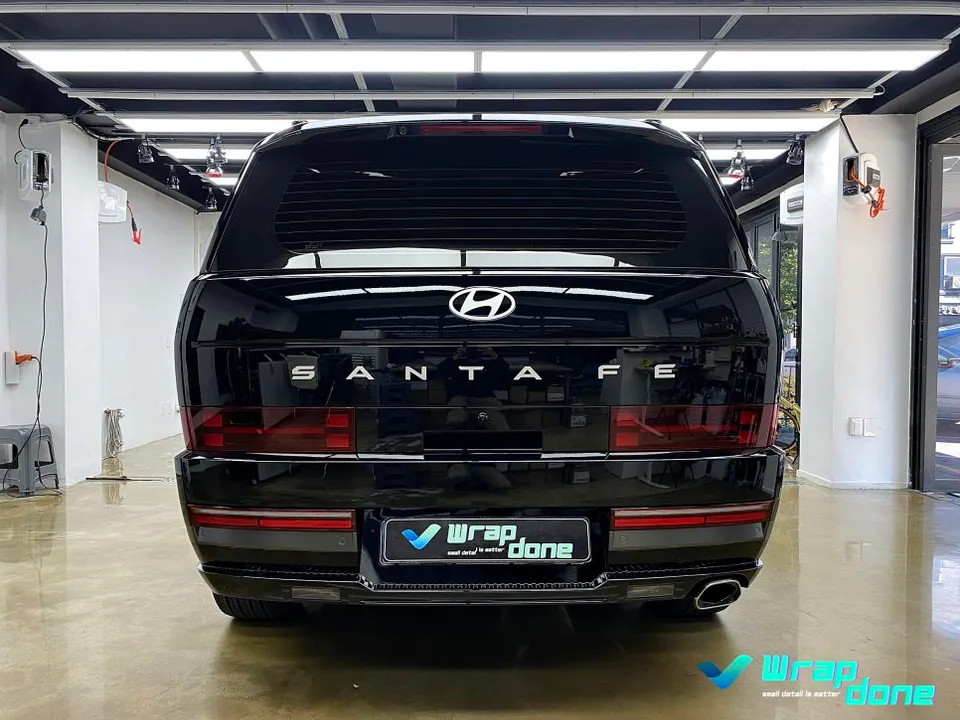 Hyundai Santa Fe MX5のカーラッピング事例 施工写真 4-1