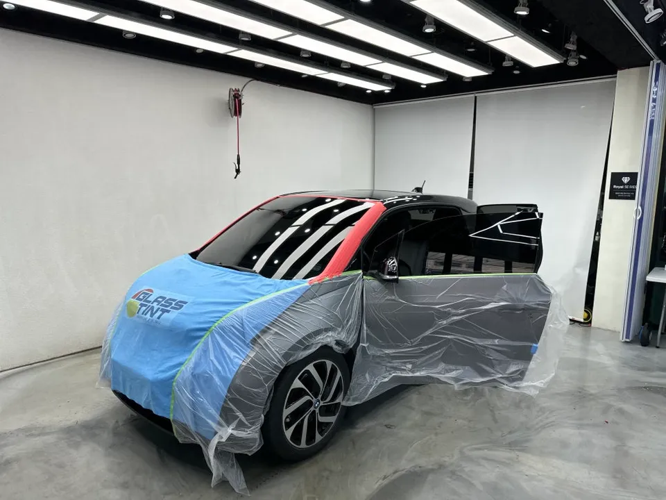 BMW i3のカーフィルム施工事例｜費用目安・仕上がり 施工写真 6