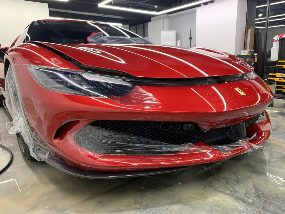 Ferrari 296 GTB PPF施工事例｜費用目安・仕上がり 施工写真 3-2