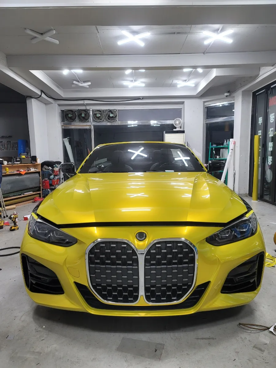 BMW 4シリーズ コンバーチブルのカーラッピング事例|費用目安・仕上がり 施工写真 3-1