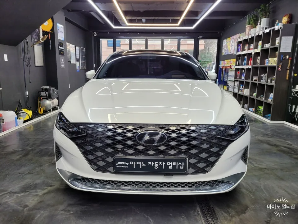 Hyundai Grandeur IGのカーフィルム施工事例｜費用目安・仕上がり 写真
