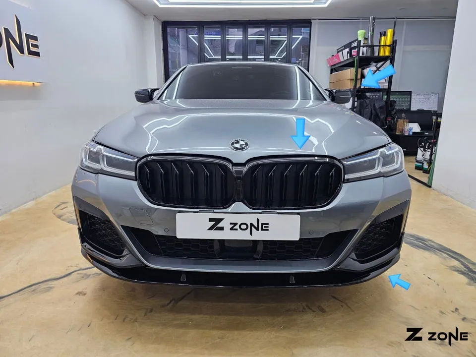 BMW 5 Series G30のカーラッピング事例 施工写真 4