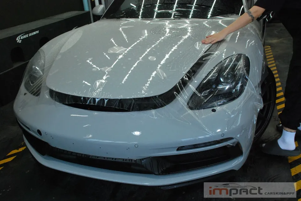 Porsche 718 Boxster PPF施工事例｜費用目安と仕上がり 施工写真 4-1