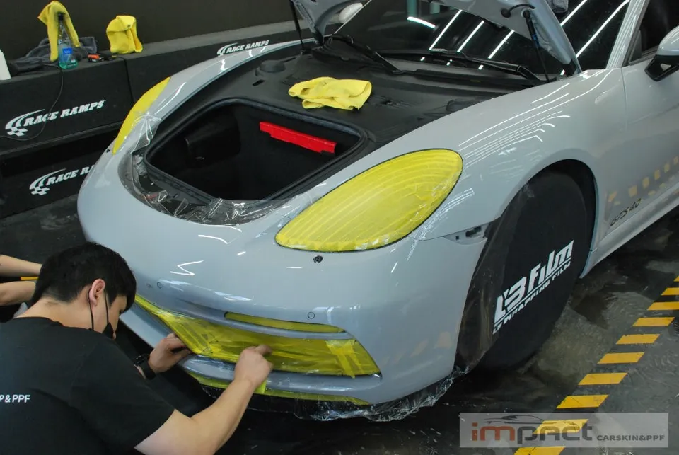 Porsche 718 Boxster PPF施工事例｜費用目安と仕上がり 施工写真 4-2