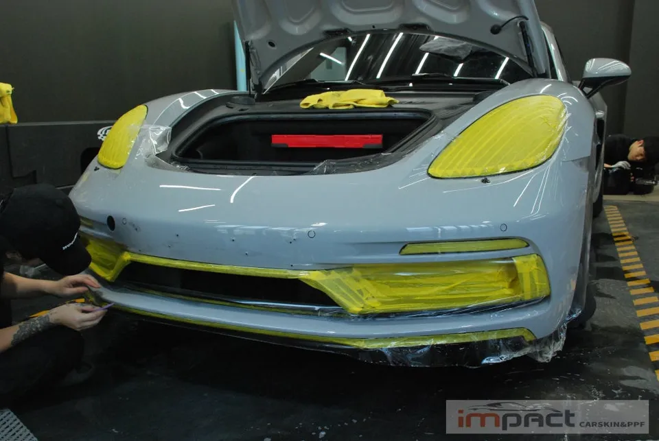Porsche 718 Boxster PPF施工事例｜費用目安と仕上がり 施工写真 1-3