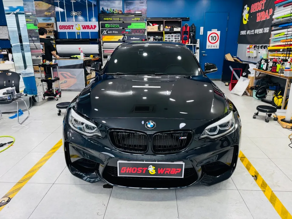 BMW M2 PPF施工事例：費用目安と仕上がり 施工写真 2-2