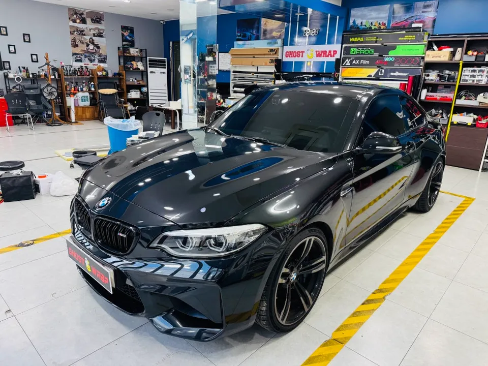 BMW M2 PPF施工事例：費用目安と仕上がり 施工写真 1-3