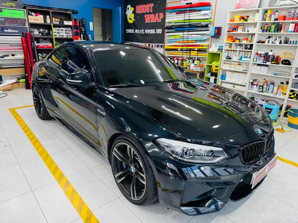 BMW M2 PPF施工事例：費用目安と仕上がり 施工写真 2-3