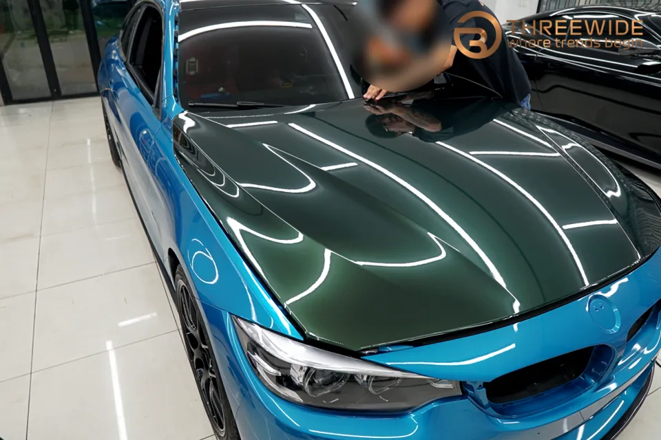 BMW 3 Seriesのカーラッピング事例|費用目安・仕上がり 施工写真 1-2