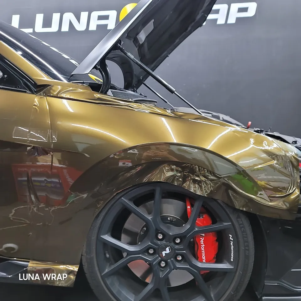 Hyundai Elantra Nのカーラッピング事例｜費用目安・仕上がり 施工写真 1-3