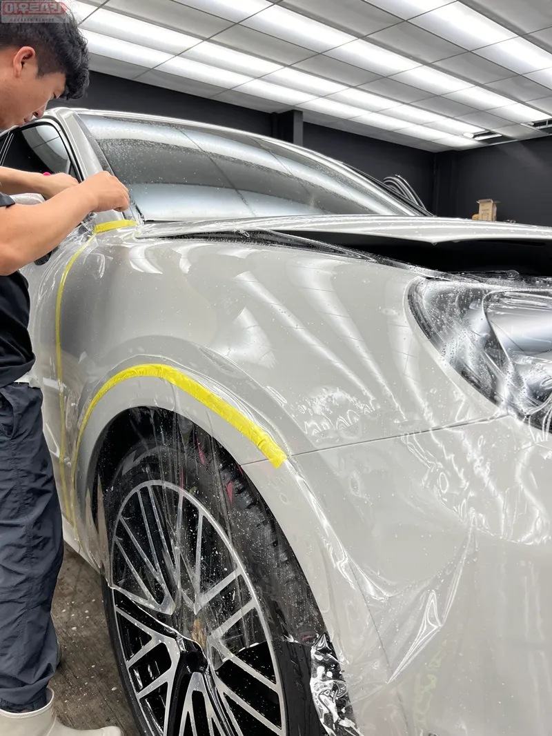 Porsche Cayenne PPF施工事例|費用目安と仕上がり 施工写真 3-1