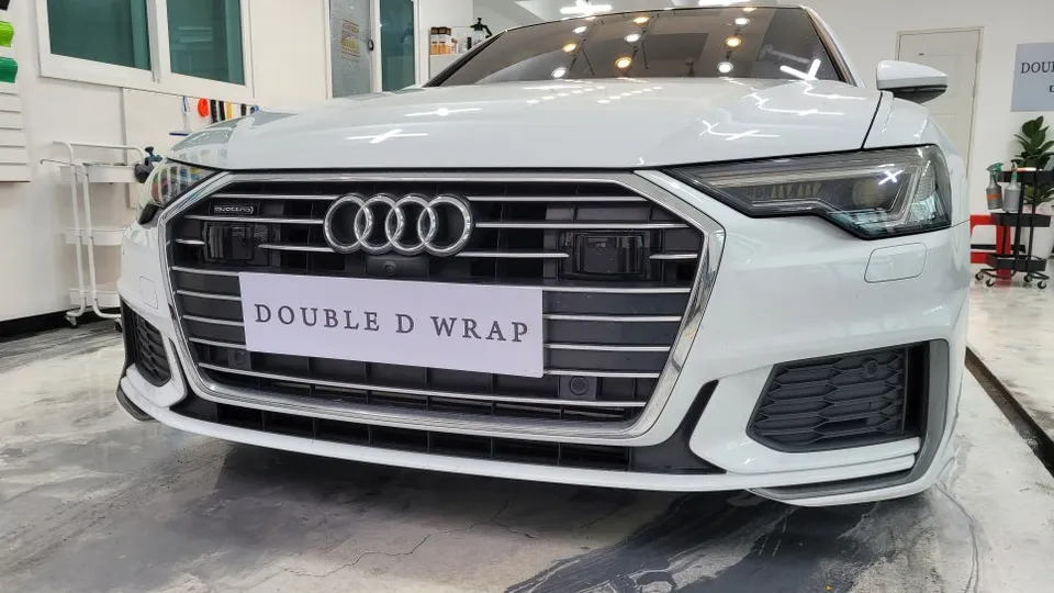 Audi A6 Vinyl Wrap Review: Chrome Delete & Partial Wrap photo 2