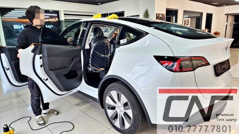 Tesla Model Y window tinting - Tesla Model Y Window Tinting Review: Ceramic Film Results photo 4
