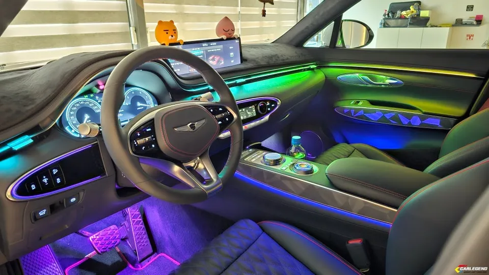 Genesis GV70 ambient lighting - Genesis GV70 Ambient Lighting Review — Seamless Luxury Interior photo 4