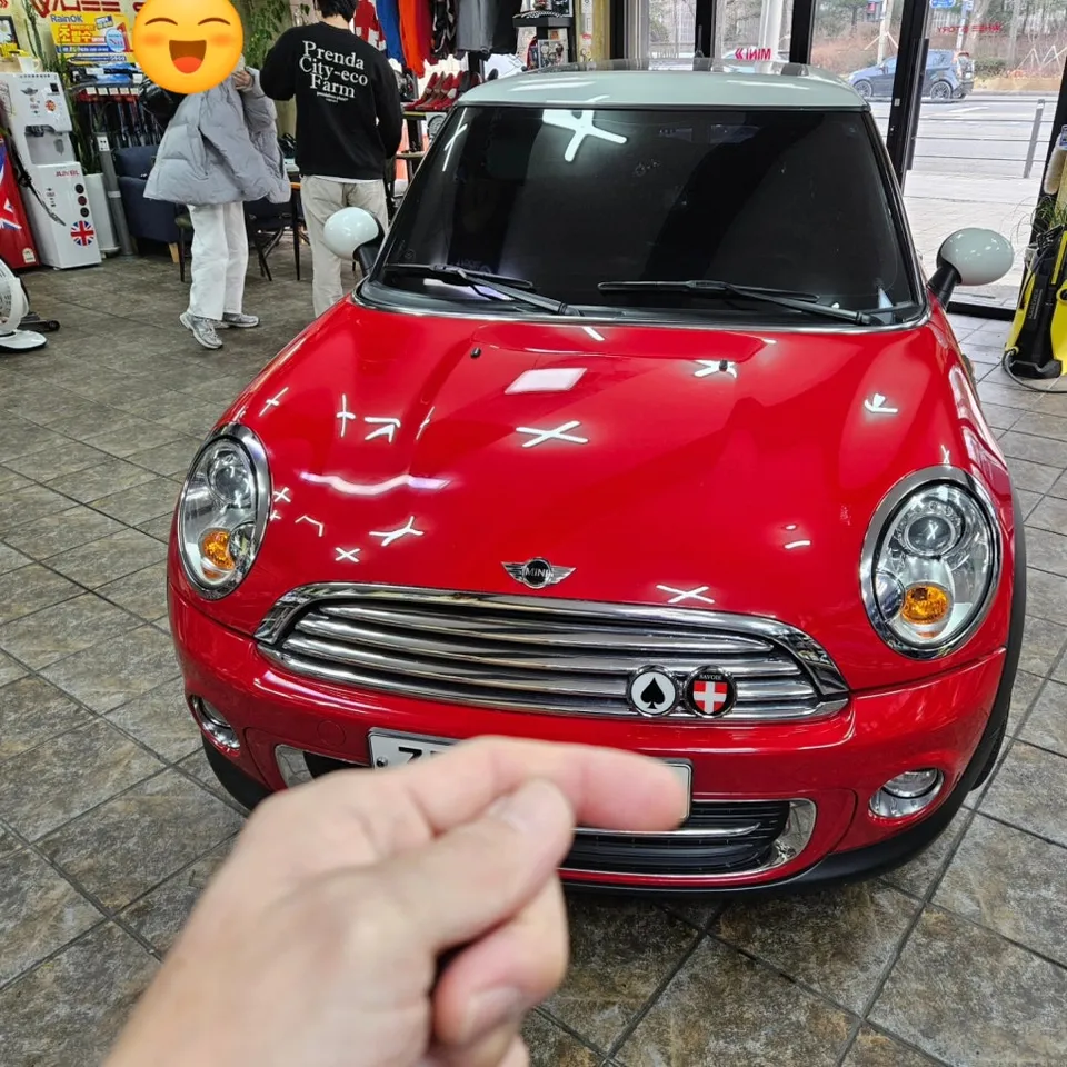 BMW MINI Cooper lighting upgrade installation result