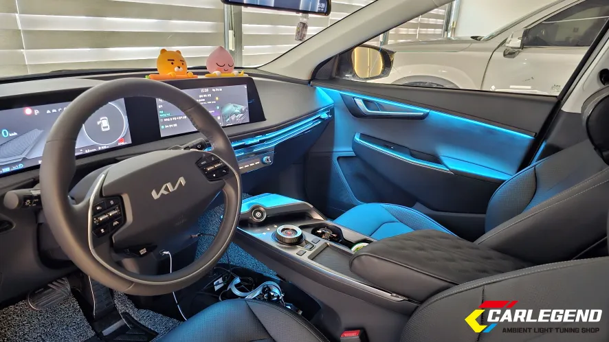 Kia EV6 ambient lighting - Kia EV6 Ambient Lighting Review: Enhanced Interior Mood photo 4
