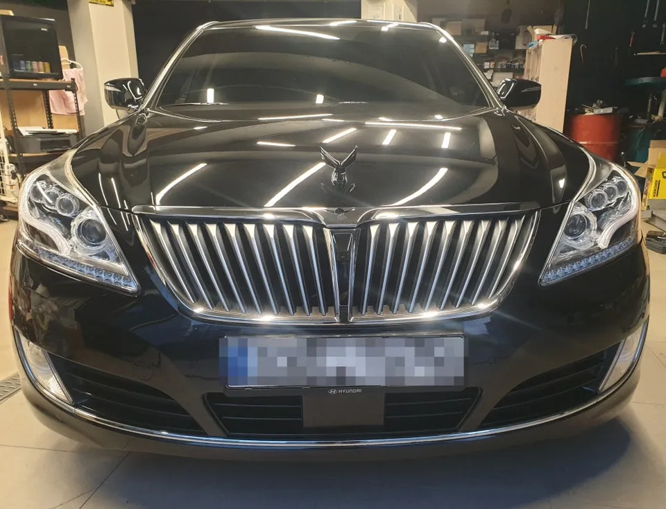 Hyundai Equus oem options installation result