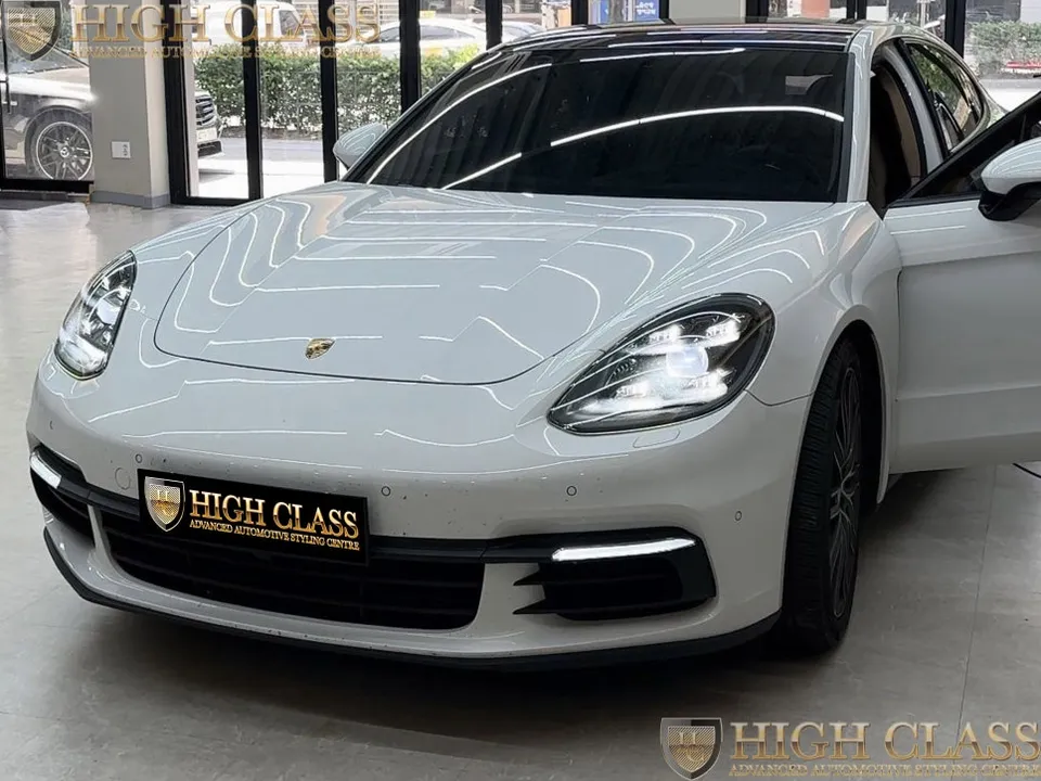 Porsche Panamera android head unit installation result